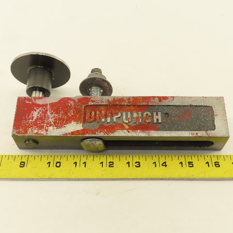 Unipunch 1-1/4" x 8" Press Brake Backstop Edgestop Tooling