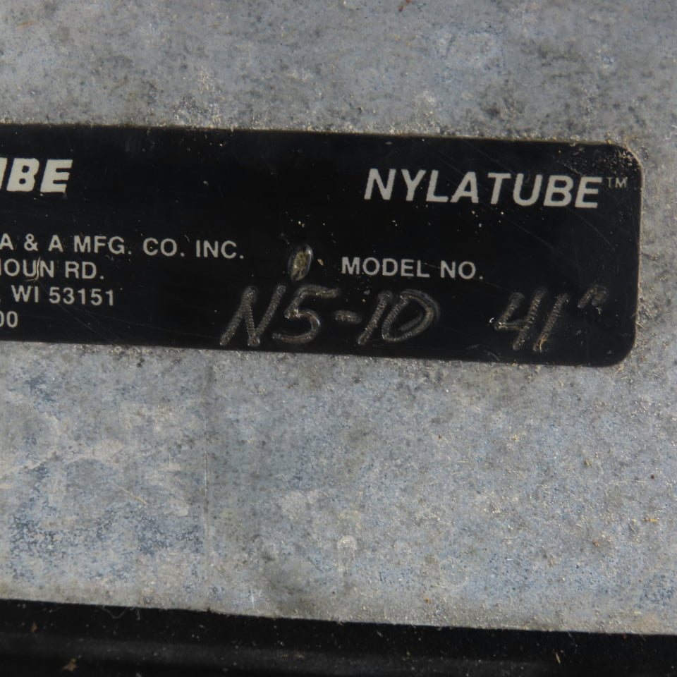 A&A Mfg. N5-10 4" x 2" Feed Thru Fully Enclosed Wire Hose Cable Carrier 41"