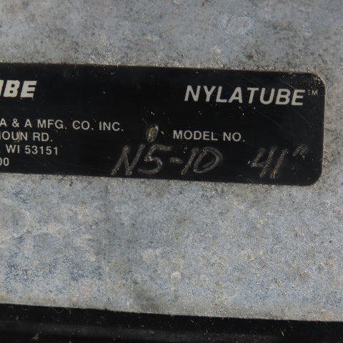 A&A Mfg. N5-10 4" x 2" Feed Thru Fully Enclosed Wire Hose Cable Carrier 41"