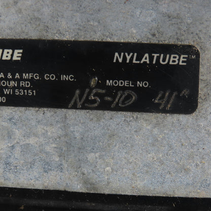 A&A Mfg. N5-10 4" x 2" Feed Thru Fully Enclosed Wire Hose Cable Carrier 41"