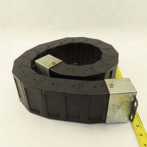 A&A Mfg. N5-10 4" x 2" Feed Thru Fully Enclosed Wire Hose Cable Carrier 41"