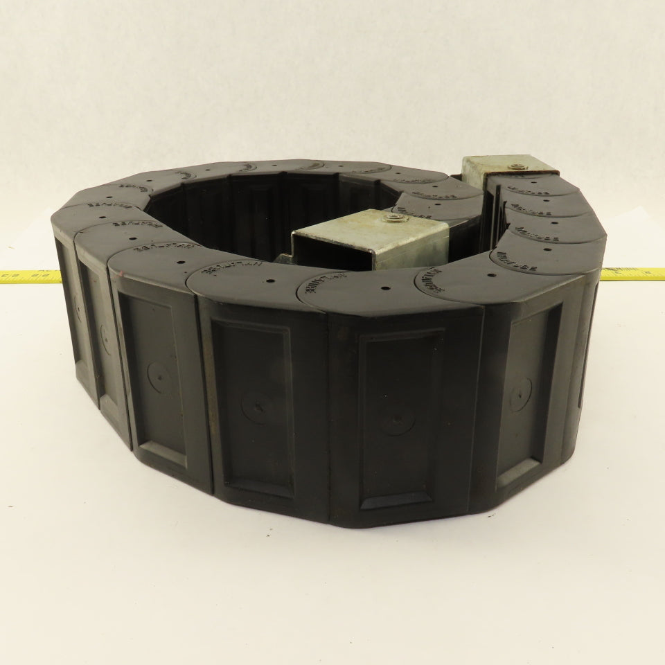 A&A Mfg. N5-10 4" x 2" Feed Thru Fully Enclosed Wire Hose Cable Carrier 41"