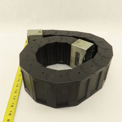 A&A Mfg. N5-10 4" x 2" Feed Thru Fully Enclosed Wire Hose Cable Carrier 41"
