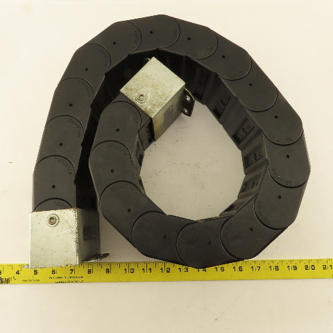 A&A Mfg. N5-10 4" x 2" Feed Thru Fully Enclosed Wire Hose Cable Carrier 41"