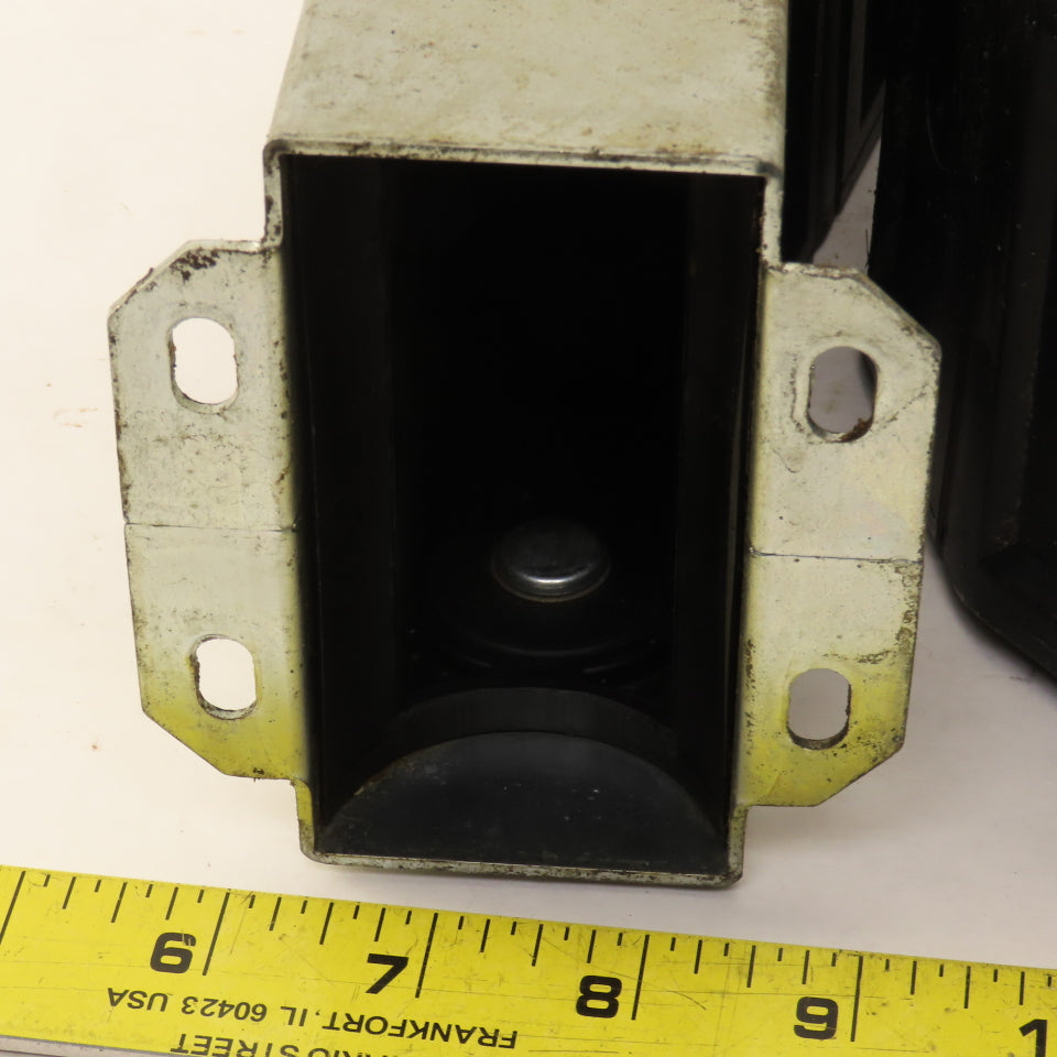 A&A Mfg. N5-10 4" x 2" Feed Thru Fully Enclosed Wire Hose Cable Carrier 41"