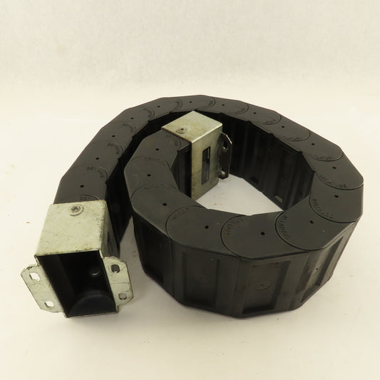 A&A Mfg. N5-10 4" x 2" Feed Thru Fully Enclosed Wire Hose Cable Carrier 41"