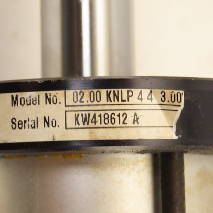 Parker 0.200KNLP443.000 2" Bore 3" Double Ended Stroke Air Cylinder