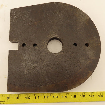 Bender Riser Shim Plate 5" Radius 1"  Thick