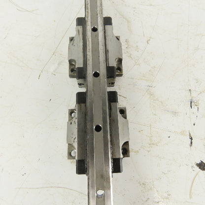 Rexroth R165121320 687mm Long Linear Rail W/(2) Bearing Blocks