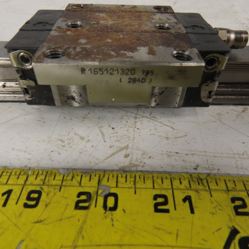 Rexroth R165121320 687mm Long Linear Rail W/(2) Bearing Blocks