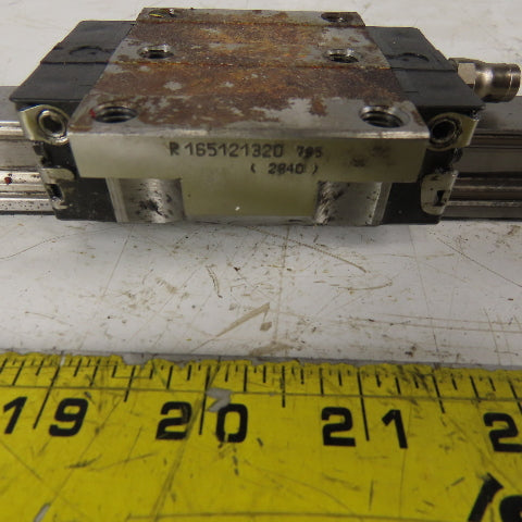Rexroth R165121320 687mm Long Linear Rail W/(2) Bearing Blocks