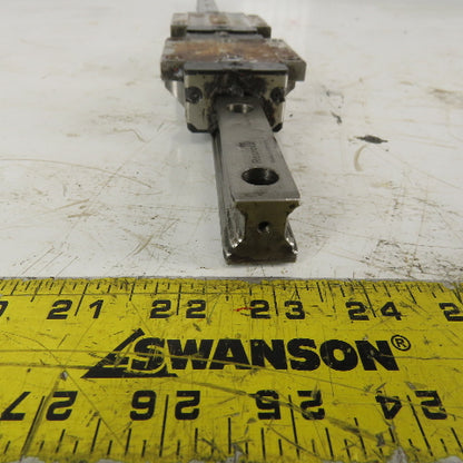Rexroth R165121320 687mm Long Linear Rail W/(2) Bearing Blocks