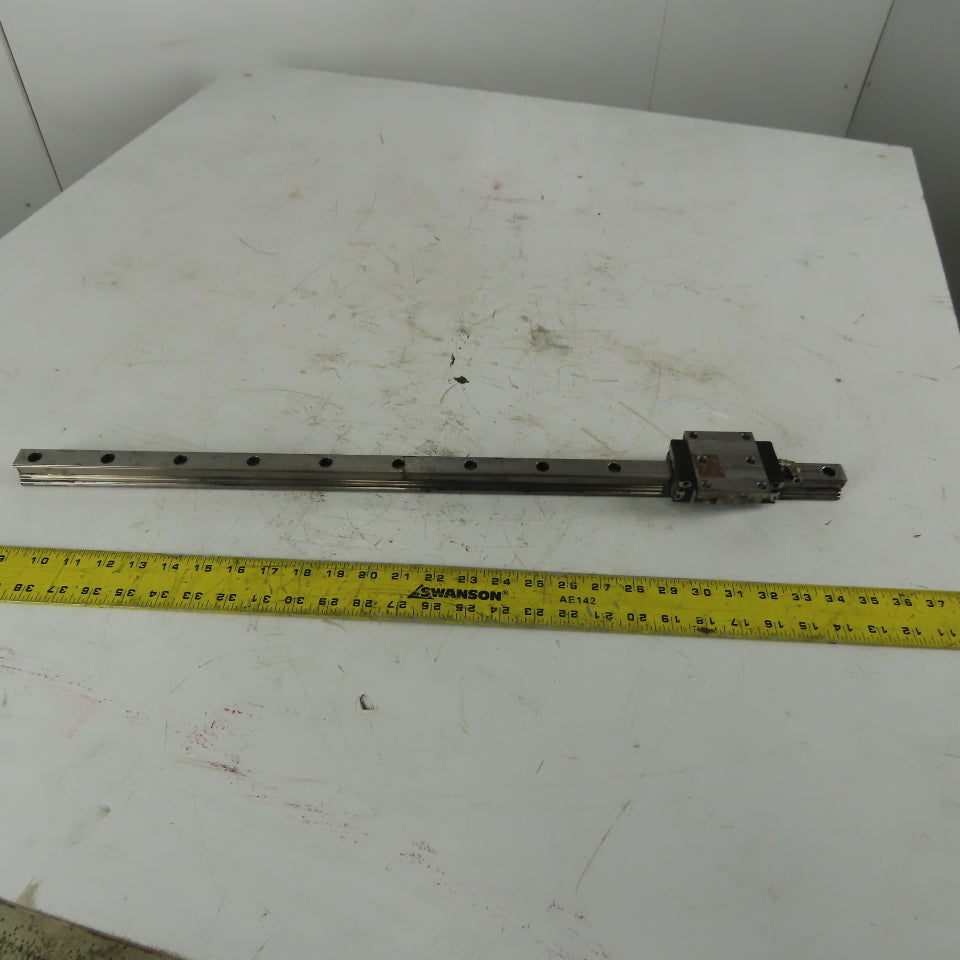 Rexroth R165121320 687mm Long Linear Rail W/Bearing Block