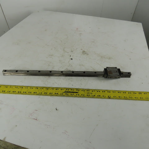 Rexroth R165121320 687mm Long Linear Rail W/Bearing Block