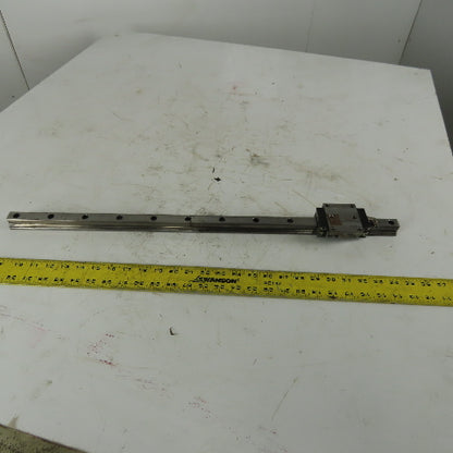 Rexroth R165121320 687mm Long Linear Rail W/Bearing Block