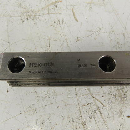 Rexroth R165121320 687mm Long Linear Rail W/Bearing Block