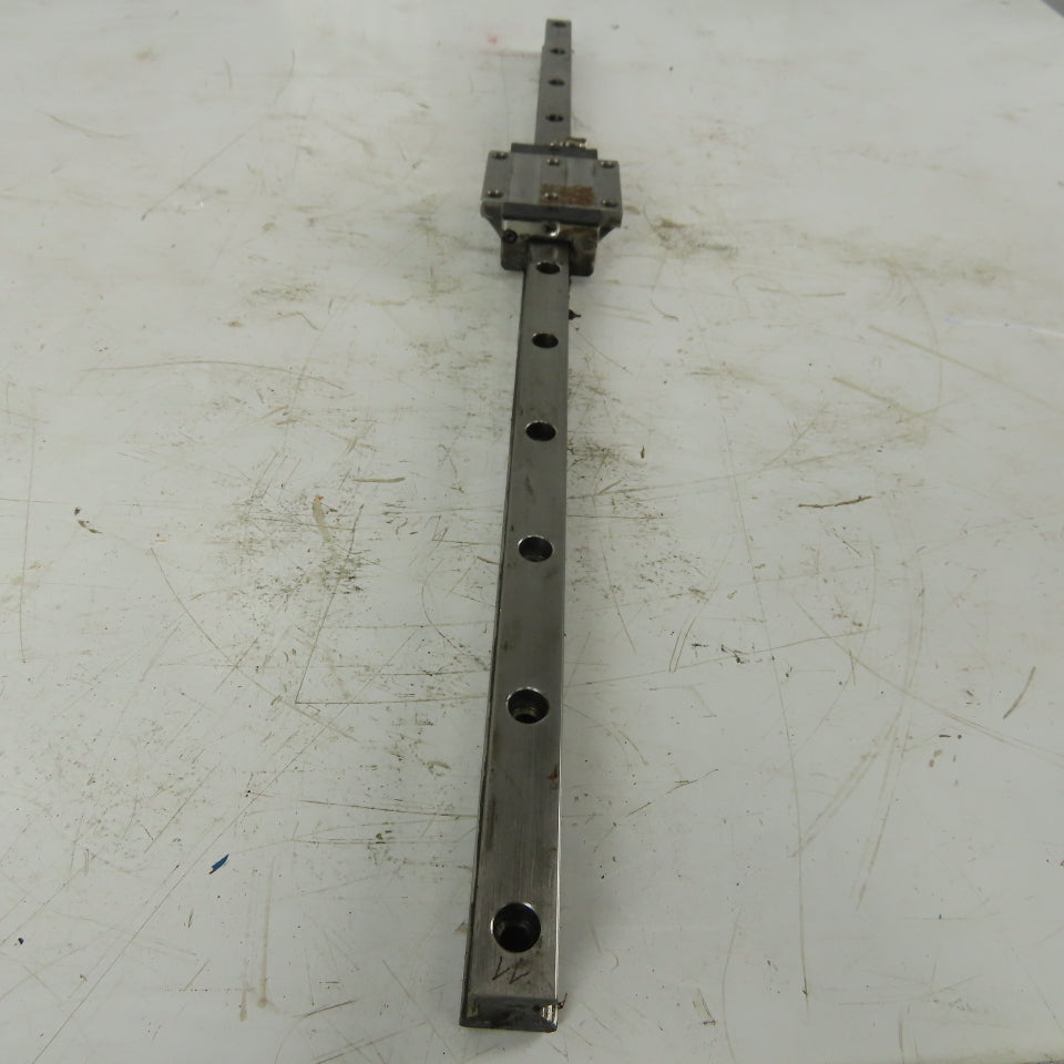 Rexroth R165121320 687mm Long Linear Rail W/Bearing Block