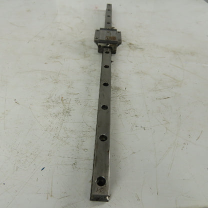 Rexroth R165121320 687mm Long Linear Rail W/Bearing Block