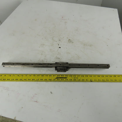Rexroth R165121320 687mm Long Linear Rail W/Bearing Block
