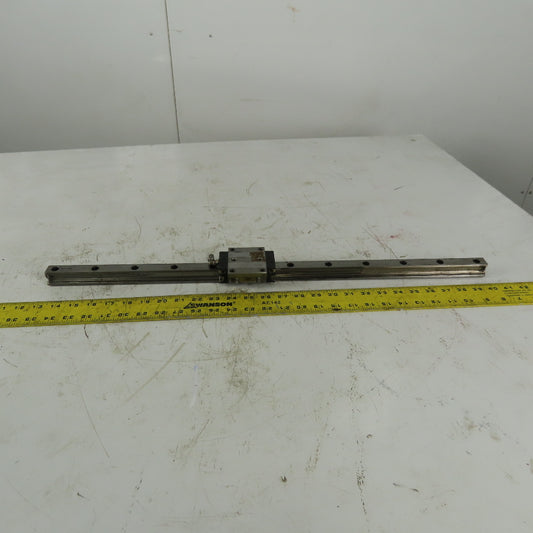 Rexroth R165121320 687mm Long Linear Rail W/Bearing Block
