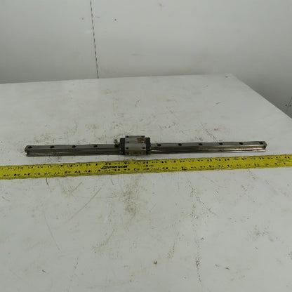Rexroth R165121320 687mm Long Linear Rail W/Bearing Block