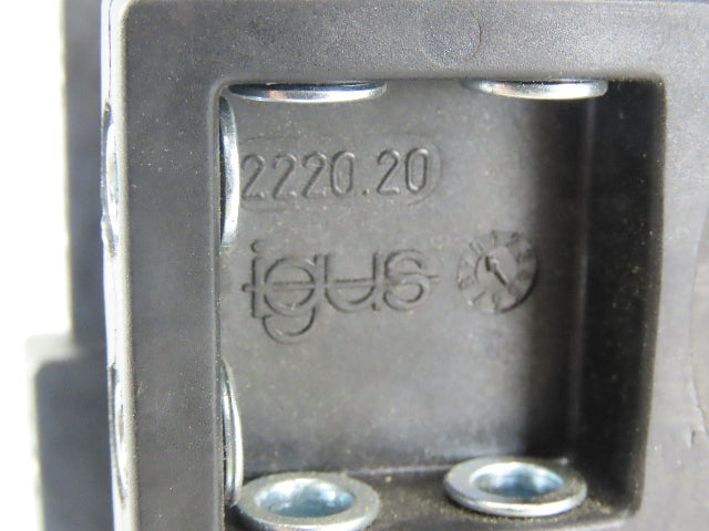 Igus 2230.20 2" x 1" Energy Chain Cable Carrier Anchor Bracket Lot Of 2