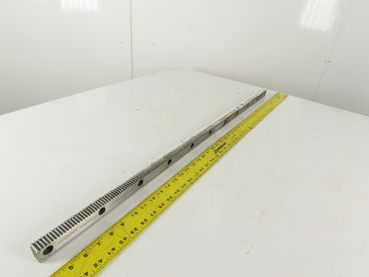 Gudel 0104971 1030mm X-Axis Rack Gear From a Bystronic Bystar 3015 Laser