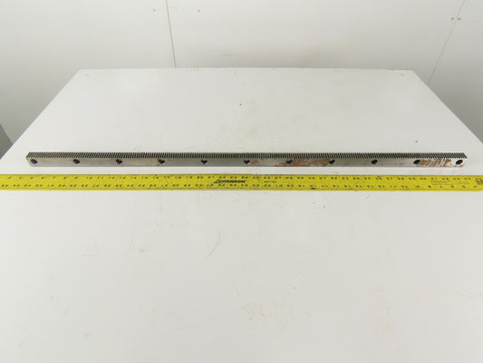Gudel 0104971 1030mm X-Axis Rack Gear From a Bystronic Bystar 3015 Laser