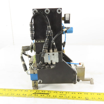 Festo Pneumatic Robot Arm Attachment Parallel Gripper Assembly