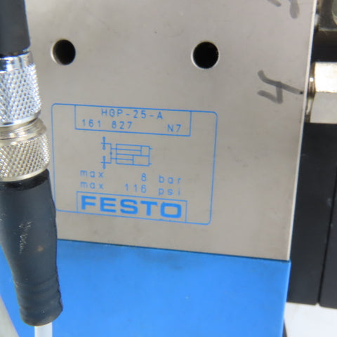 Festo Pneumatic Robot Arm Attachment Parallel Gripper Assembly