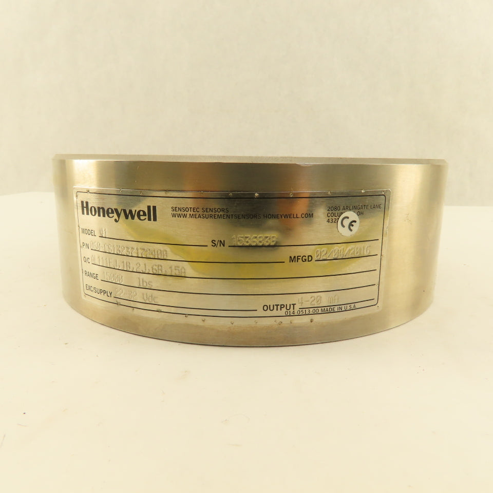Honeywell 060-CS13237172400 15,000 Lbs. Load Cell 22-32VDC