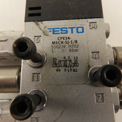 Festo CPE14-M1CH-5J-1/8 Pneumatic Solenoid Valve 5/3 Way 24V Coil
