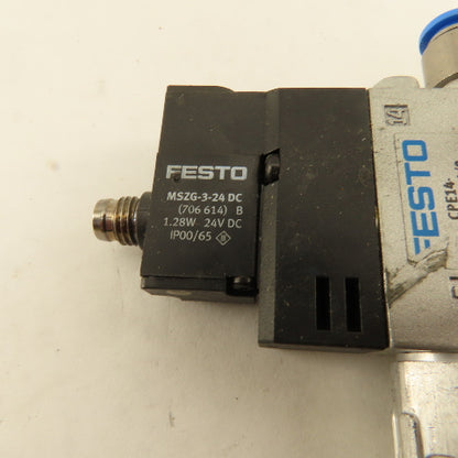 Festo CPE14-M1CH-5J-1/8 Pneumatic Solenoid Valve 5/3 Way 24V Coil