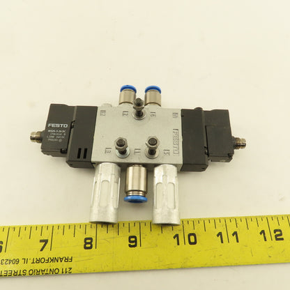 Festo CPE14-M1CH-5J-1/8 Pneumatic Solenoid Valve 5/3 Way 24V Coil