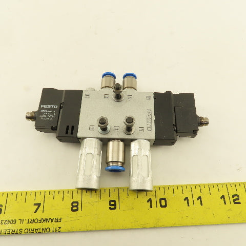 Festo CPE14-M1CH-5J-1/8 Pneumatic Solenoid Valve 5/3 Way 24V Coil