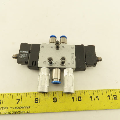 Festo CPE14-M1CH-5J-1/8 Pneumatic Solenoid Valve 5/3 Way 24V Coil