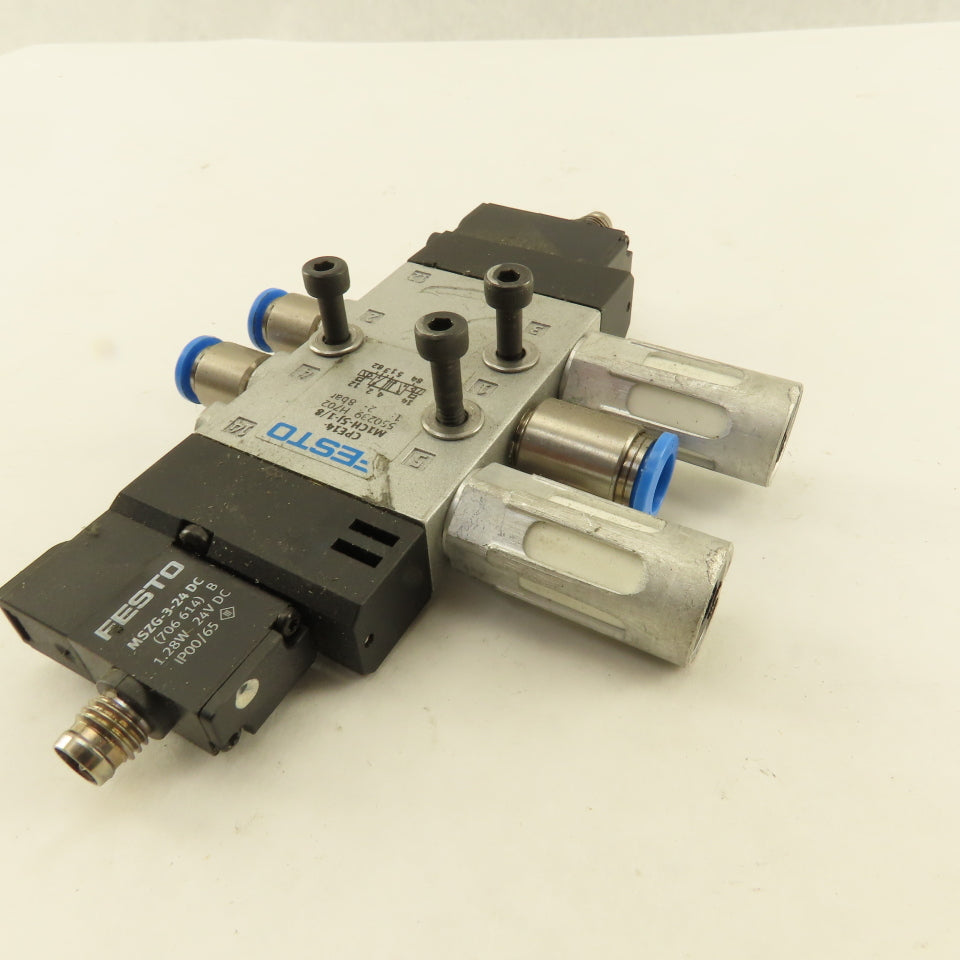 Festo CPE14-M1CH-5J-1/8 Pneumatic Solenoid Valve 5/3 Way 24V Coil