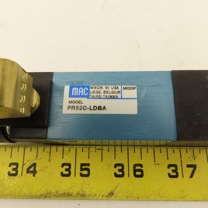 MAC PR92C-LDBA Pneumatic Sandwich Pressure Regulator Adjustable Air Pilot