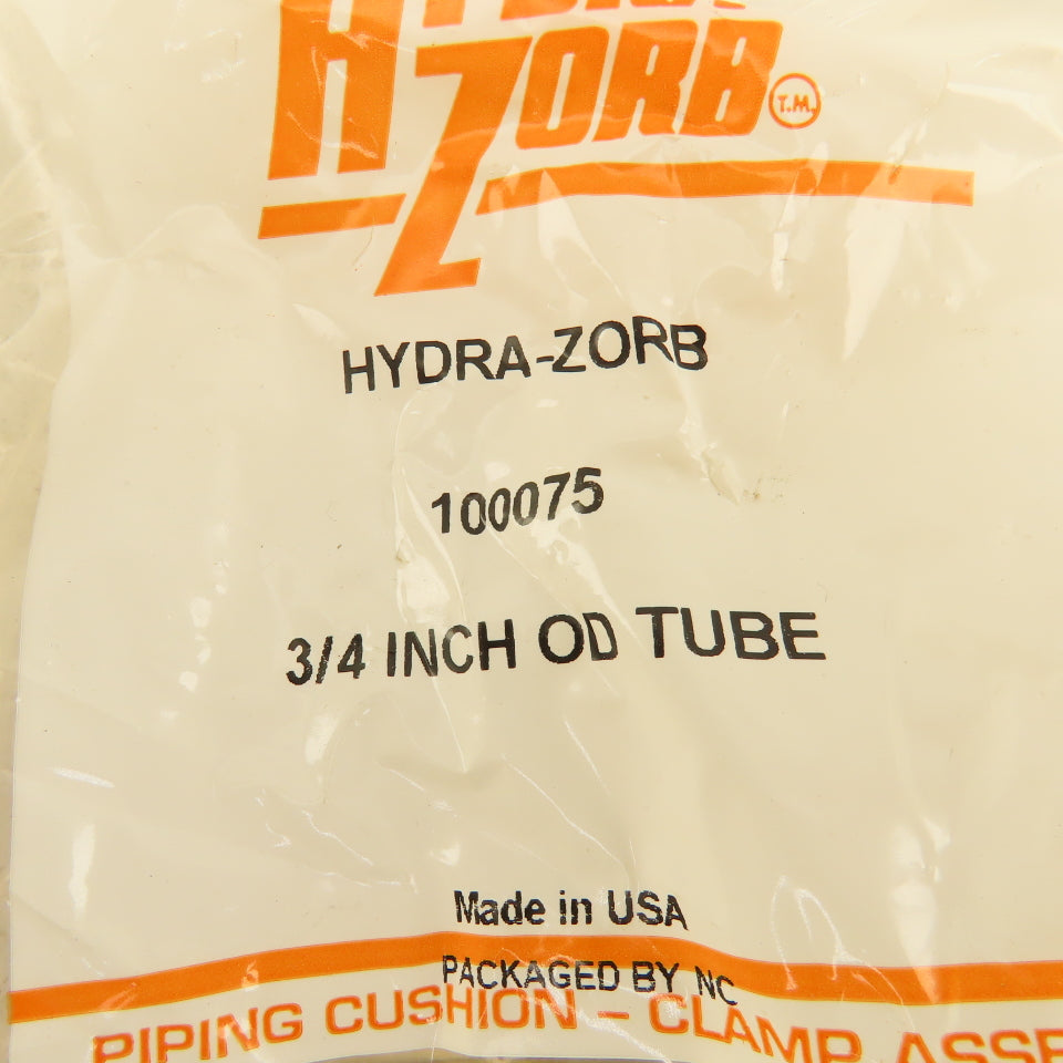 Hydra-Zorb 100075 3/4" Pipe Cushion Clamp C-Channel Mount Lot Of 2