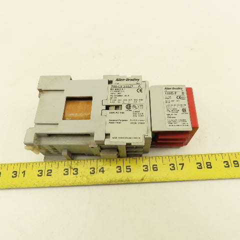 Allen Bradley 700-CF310Z Guardmaster 600VAC 25A 3Ph Safety Relay 25VDC Coil