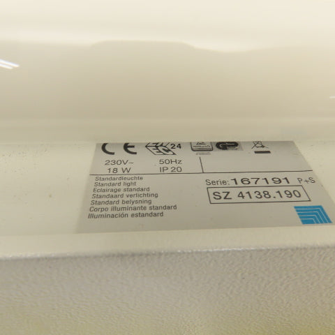 Rittal SZ 4138.190 230V 18W 50Hz Cabinet Light Auto On/Off Limit Switch