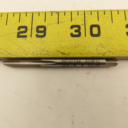 North American M3.5x0.6 Metric Thread 3 Flute Straight Plug Tap Lot Of 3