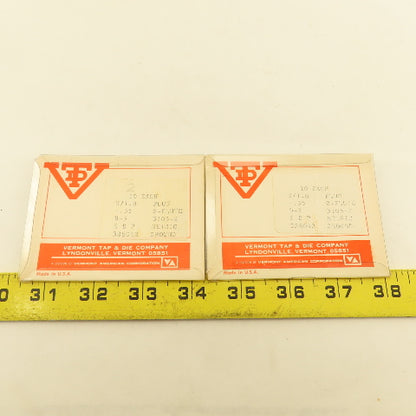 Vermont Tap & Die M1.8 x .35 Metric Plug Tap 2 Flute D-3 3105-M Lot Of 12
