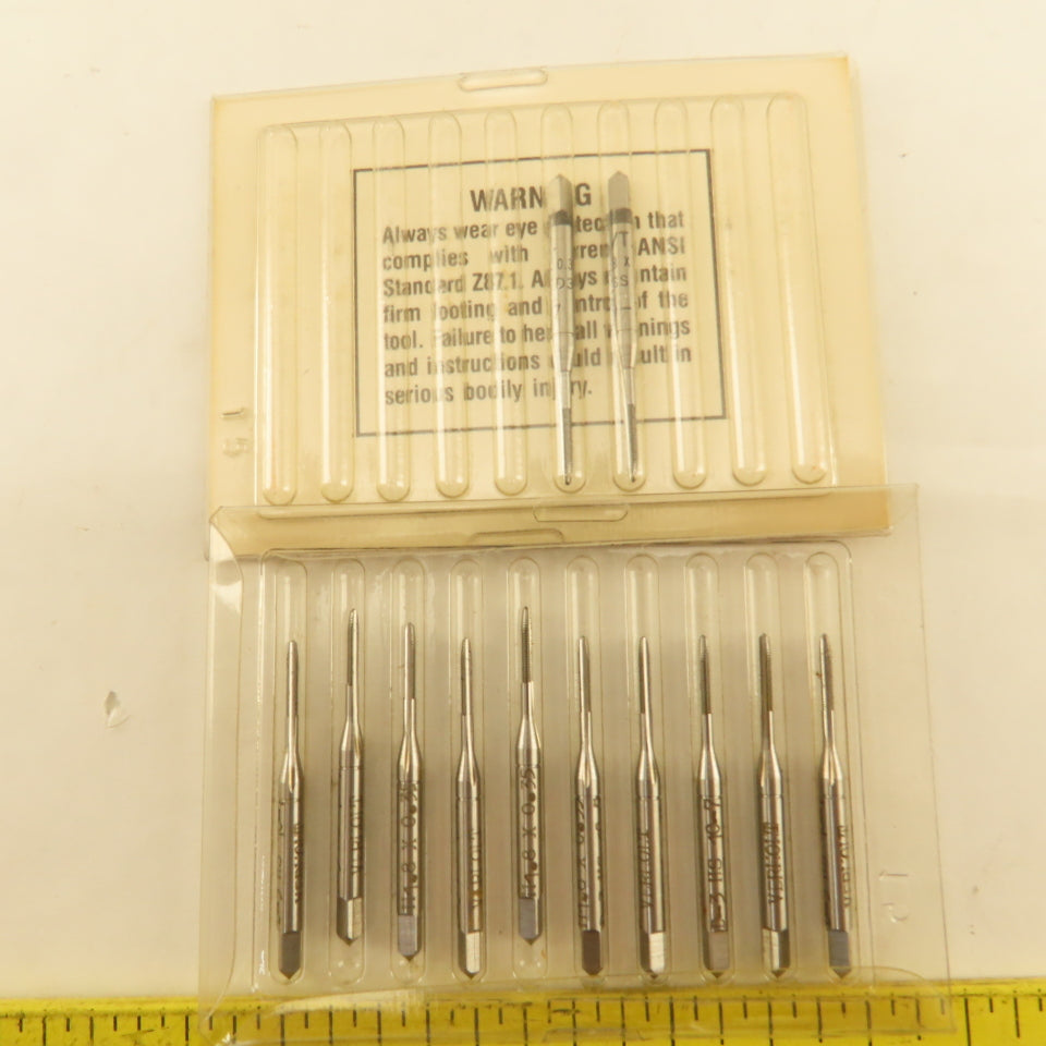 Vermont Tap & Die M1.8 x .35 Metric Plug Tap 2 Flute D-3 3105-M Lot Of 12