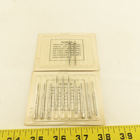 Vermont Tap & Die M1.8 x .35 Metric Plug Tap 2 Flute D-3 3105-M Lot Of 12