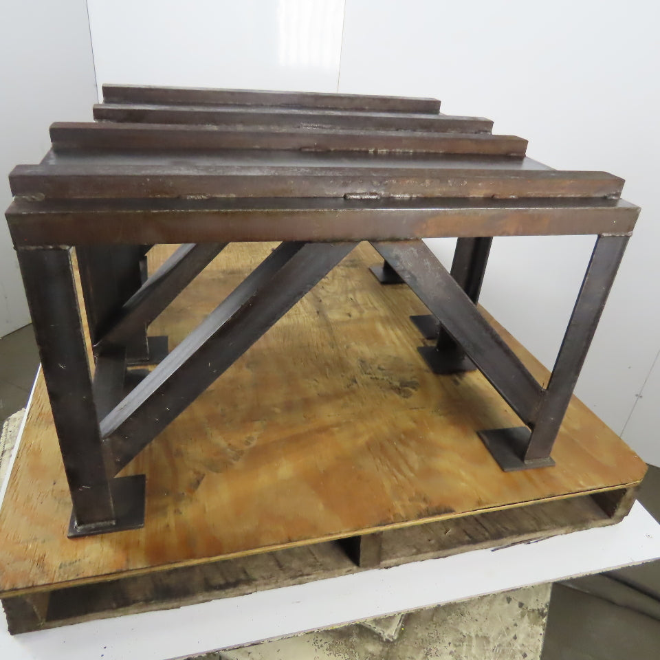 Custom Steel Sawhorses/Work Horses 15"x30-1/2"x19-1/4" High 1" Thick Top Lot / 2