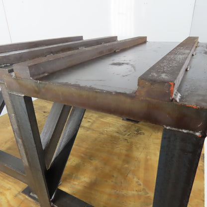 Custom Steel Sawhorses/Work Horses 15"x30-1/2"x19-1/4" High 1" Thick Top Lot / 2