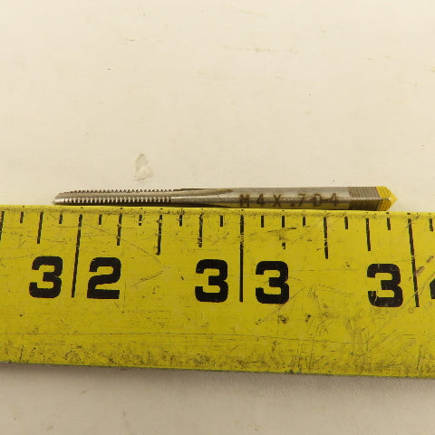 Regal Beloit M4 x .7 Metric LEFT Hand D4 Straight Flute Plug Tap Lot Of 7