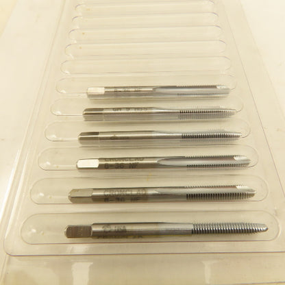 New England Tap 24534 8-36 GH9 Cromclad 2 Flute Spiral Point Plug Tap Lot Of 6