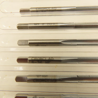 New England Tap 24534 8-36 GH9 Cromclad 2 Flute Spiral Point Plug Tap Lot Of 6